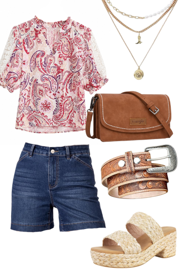 Western boho summer outfit