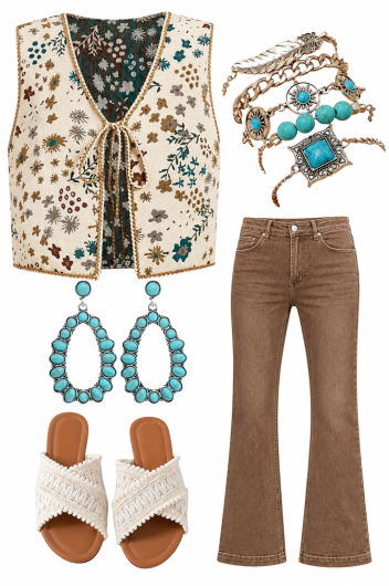 boho summer outfit