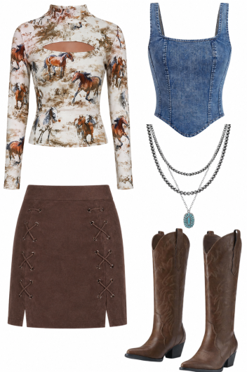 western concert outfit