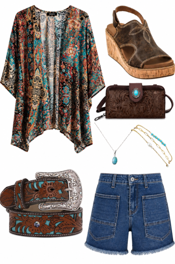 casual western summer outfit