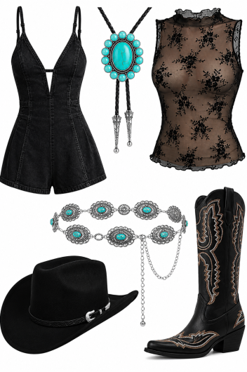 edgy rodeo outfit