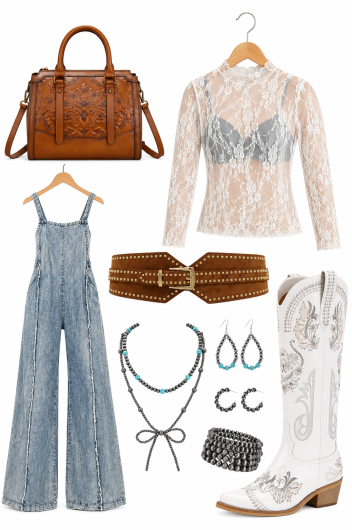 Dressed up western outfit